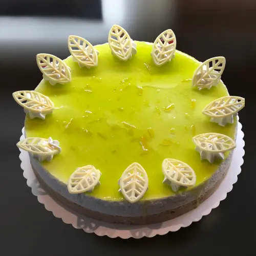 Cheesecake limetkový dort