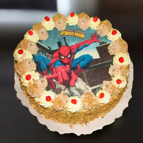 Dort s jedlým papírem Spiderman