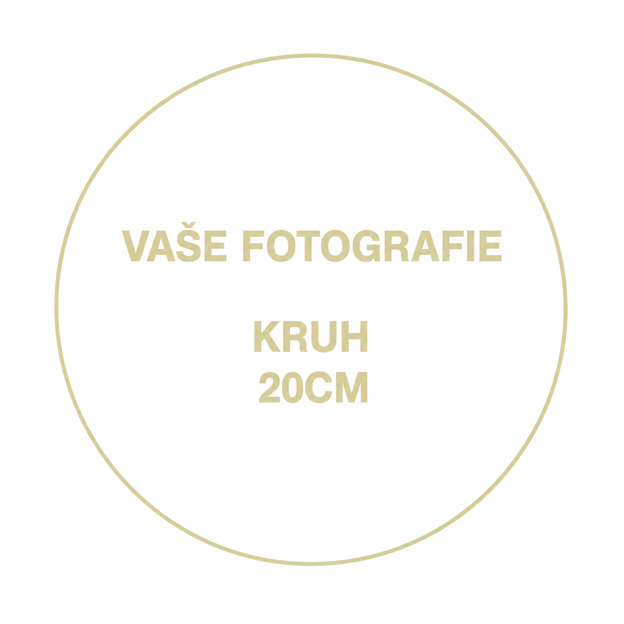 Tisk na jedlý papír 20 cm kruh